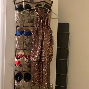 Laundry gold dress 4